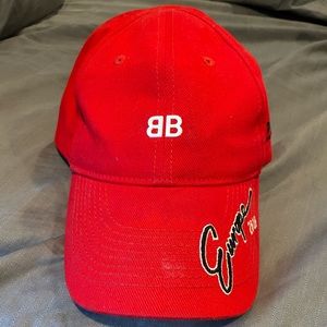 Balenciaga BB Europe Hat Red 2018